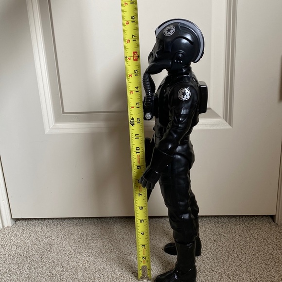 18” Star Wars Rebel Pilot Trooper Black Stormtrooper - Picture 7 of 16